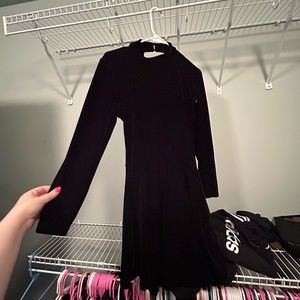 Velvet American apparel, black skater dress